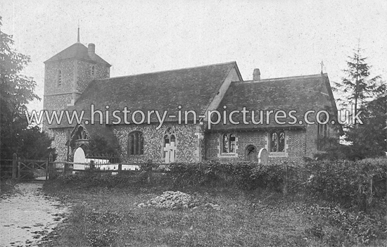 St John the Evangelist Church, Upper Green, Langley, Essex. c.1910